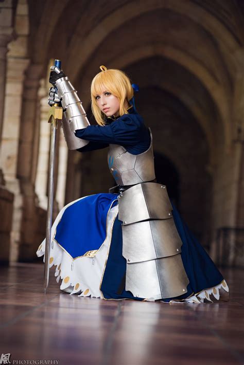 fate stay cosplay|fate stay night saber cosplay.